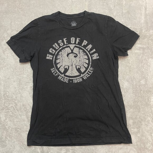 House of Pain Men's Medium T-Shirt Workout Gym Skull Black - Picture 1 of 6